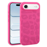 Custodia in silicone liquido leopardata per iPhone 17