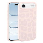 Custodia in silicone liquido leopardata per iPhone 17