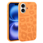 Custodia in silicone leopardata per iPhone 16 Plus