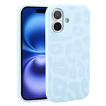 Custodia in silicone leopardata per iPhone 16 Plus