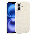 Custodia in silicone leopardata per iPhone 16 Plus