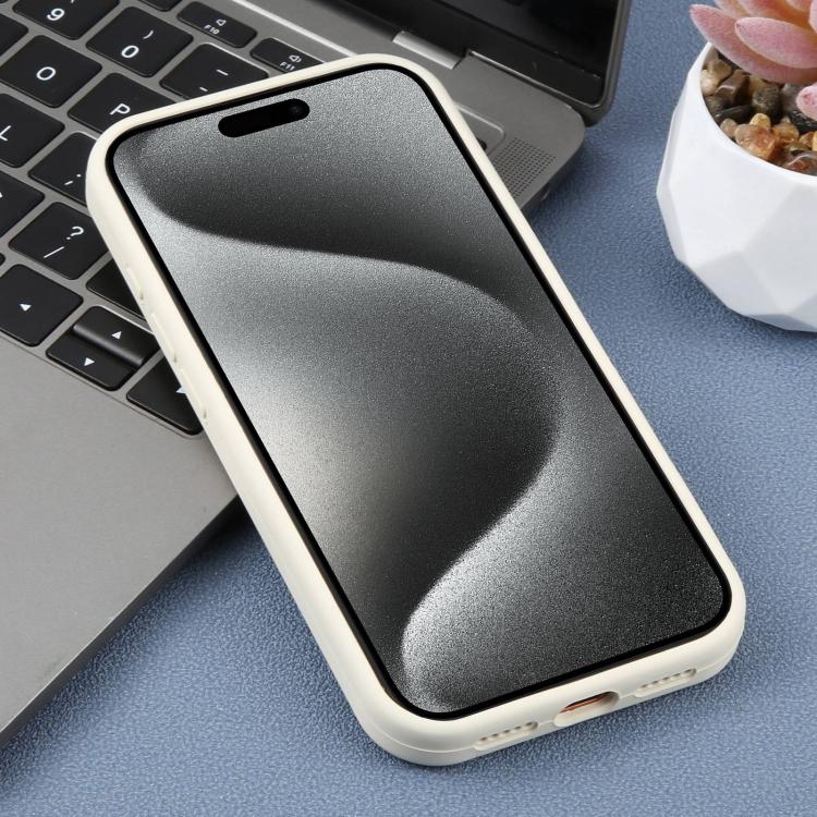 Custodia in silicone liquido leopardata per iPhone 15 Pro Max