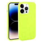 Custodia in silicone liquido leopardata per iPhone 14 Pro