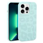Custodia in silicone liquido leopardata per iPhone 13 Pro Max