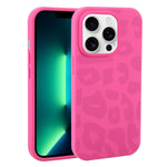 Custodia in silicone liquido leopardata per iPhone 13 Pro Max