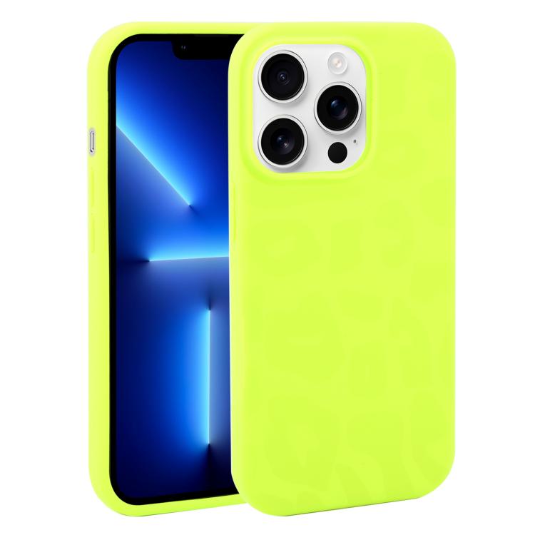 Custodia in silicone liquido leopardata per iPhone 13 Pro Max