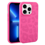 Custodia in silicone liquido leopardata per iPhone 13 Pro Max