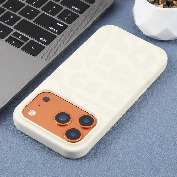 Custodia in silicone leopardata per iPhone 13 e iPhone 12