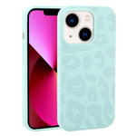 Custodia in silicone leopardata per iPhone 13 e iPhone 12