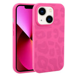 Custodia in silicone leopardata per iPhone 13 e iPhone 12