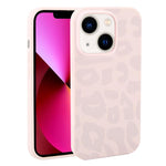 Custodia in silicone leopardata per iPhone 13 e iPhone 12