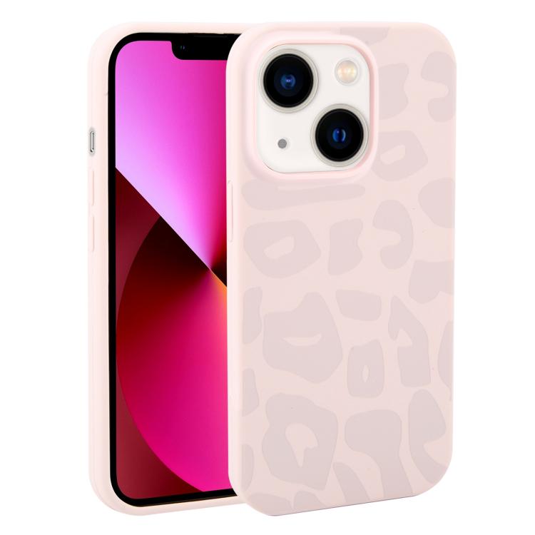 Custodia in silicone leopardata per iPhone 13 e iPhone 12