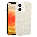 Custodia in silicone leopardata per iPhone 13 e iPhone 12