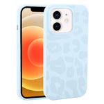 Custodia in silicone leopardata per iPhone 13 e iPhone 12