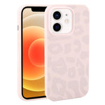 Custodia in silicone leopardata per iPhone 13 e iPhone 12