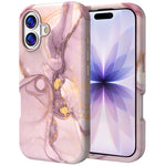 Custodia TPU con stampa marmorizzata per iPhone 17 Pro Max
