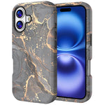 Custodia TPU con stampa marmorizzata per iPhone 16 Plus