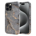 Custodia TPU con stampa marmorizzata per iPhone 16 Plus