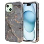 Custodia TPU con stampa marmorizzata per iPhone 16 Plus