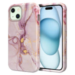 Custodia TPU con stampa marmorizzata per iPhone 16 Plus