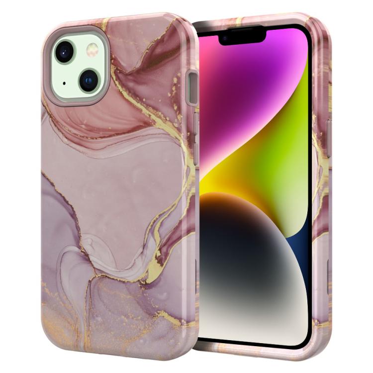 Custodia TPU con stampa marmorizzata per iPhone 13 e 14