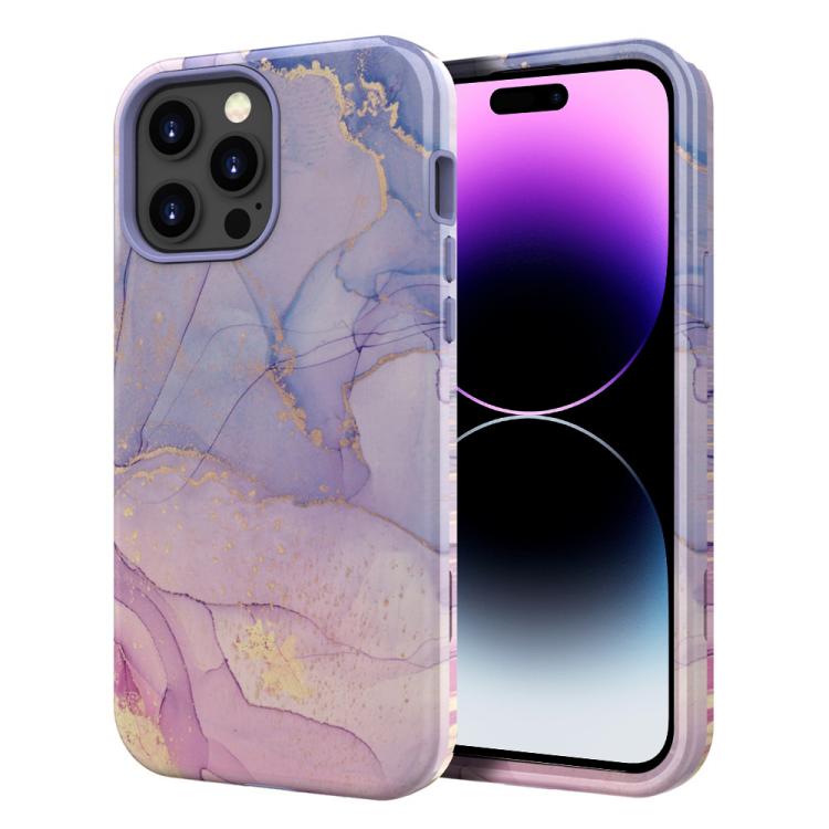 Custodia TPU con stampa marmorizzata per iPhone 13 e 14
