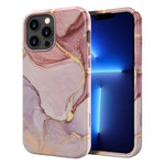 Custodia TPU con stampa marmorizzata per iPhone 13 e 14