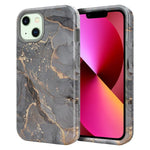 Custodia TPU e PC con stampa marmorizzata per iPhone 13
