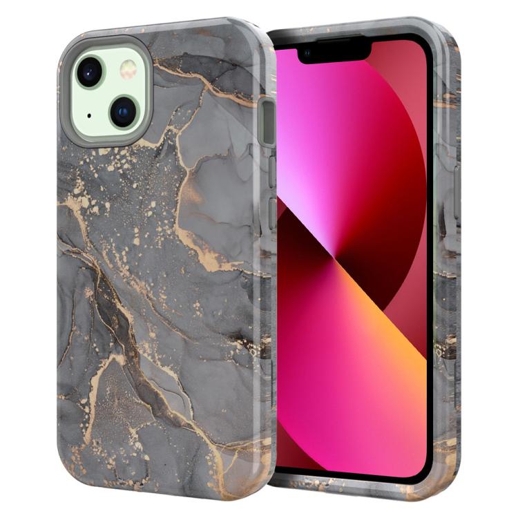 Custodia TPU e PC con stampa marmorizzata per iPhone 13