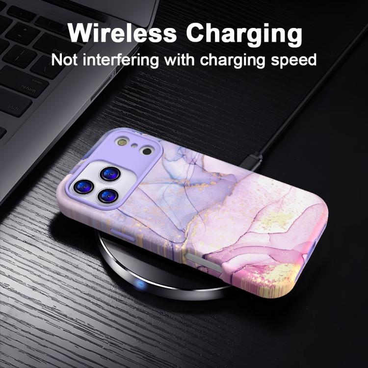 Custodia TPU e PC con stampa marmorizzata per iPhone 13