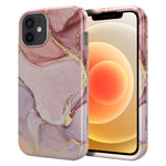 Custodia TPU e PC con stampa marmorizzata per iPhone 13