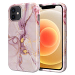 Custodia TPU e PC con stampa marmorizzata per iPhone 13