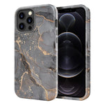 Custodia TPU e PC con stampa marmorizzata per iPhone 13