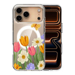 Custodia per telefono antiurto magnetica in TPU + PC con stampa a motivi., For iPhone 17 Pro Max
