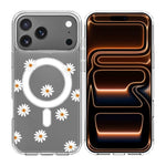 Custodia per telefono antiurto magnetica in TPU + PC con stampa a motivi., For iPhone 17 Pro Max