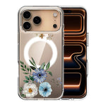 Custodia per telefono antiurto magnetica in TPU + PC con stampa a motivi., For iPhone 17 Pro