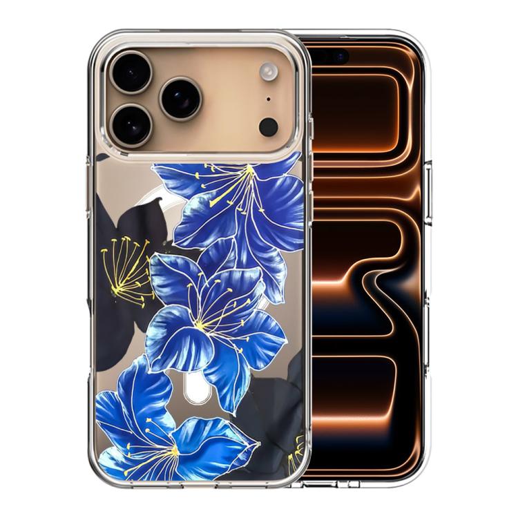 Custodia per telefono antiurto magnetica in TPU + PC con stampa a motivi., For iPhone 17 Pro