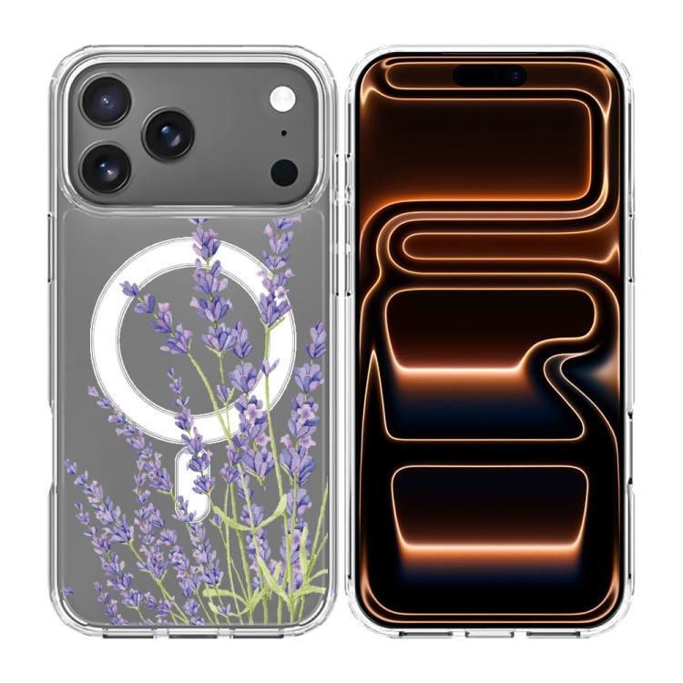 Custodia per telefono antiurto magnetica in TPU + PC con stampa a motivi., For iPhone 17 Pro