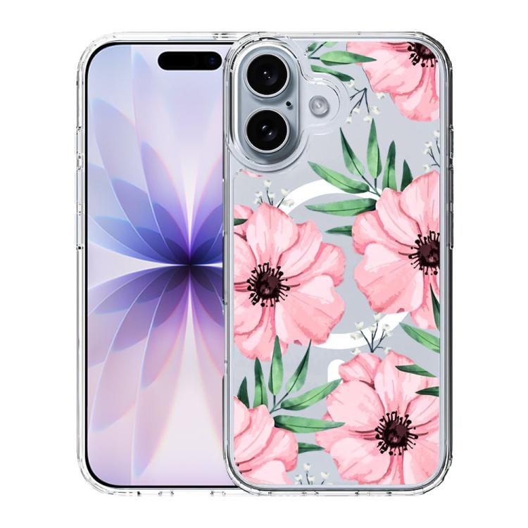 Custodia per telefono antiurto magnetica in TPU + PC con stampa a motivi., For iPhone 17