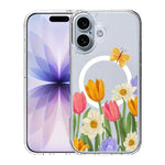 Custodia per telefono antiurto magnetica in TPU + PC con stampa a motivi., For iPhone 17