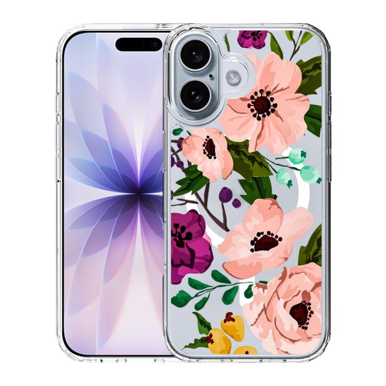Custodia per telefono antiurto magnetica in TPU + PC con stampa a motivi., For iPhone 17