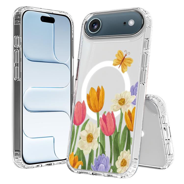 Custodia per telefono antiurto magnetica in TPU + PC con stampa a motivi., For iPhone Air