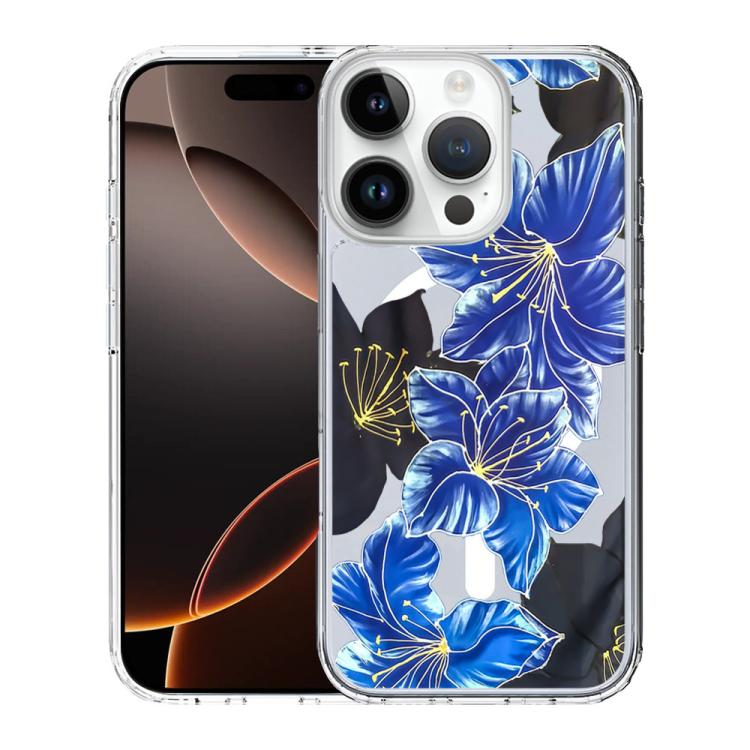 Custodia per telefono antiurto magnetica in TPU + PC con stampa a motivi., For iPhone 16 Pro Max