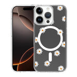 Custodia per telefono antiurto magnetica in TPU + PC con stampa a motivi., For iPhone 16 Pro Max