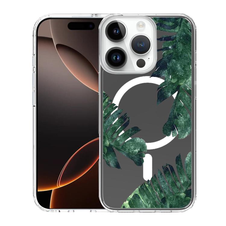 Custodia per telefono antiurto magnetica in TPU + PC con stampa a motivi., For iPhone 16 Pro Max