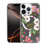 Custodia per telefono antiurto magnetica in TPU + PC con stampa a motivi., For iPhone 16 Pro