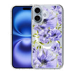 Custodia per telefono antiurto magnetica in TPU + PC con stampa a motivi., For iPhone 16 Plus