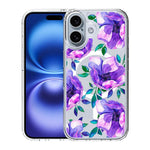 Custodia per telefono antiurto magnetica in TPU + PC con stampa a motivi., For iPhone 16 Plus