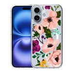Custodia per telefono antiurto magnetica in TPU + PC con stampa a motivi., For iPhone 16 Plus