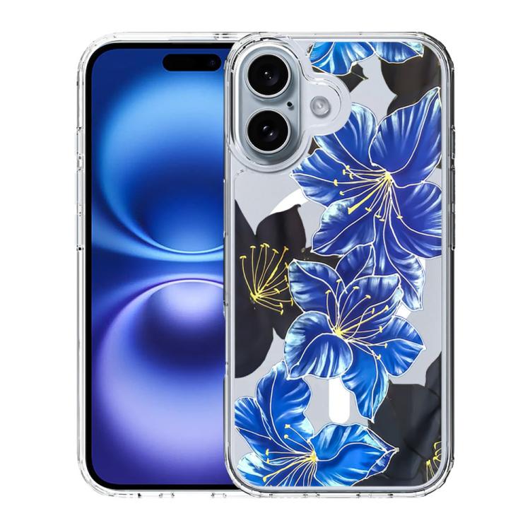Custodia per telefono antiurto magnetica in TPU + PC con stampa a motivi., For iPhone 16